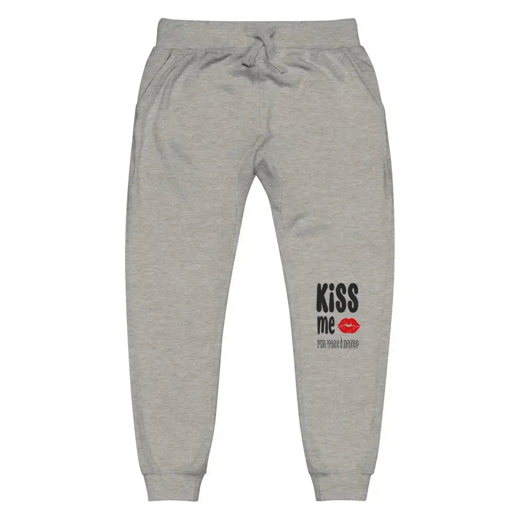 Kiss Me I’m Vaccinated 2 Unisex Fleece Sweatpants -