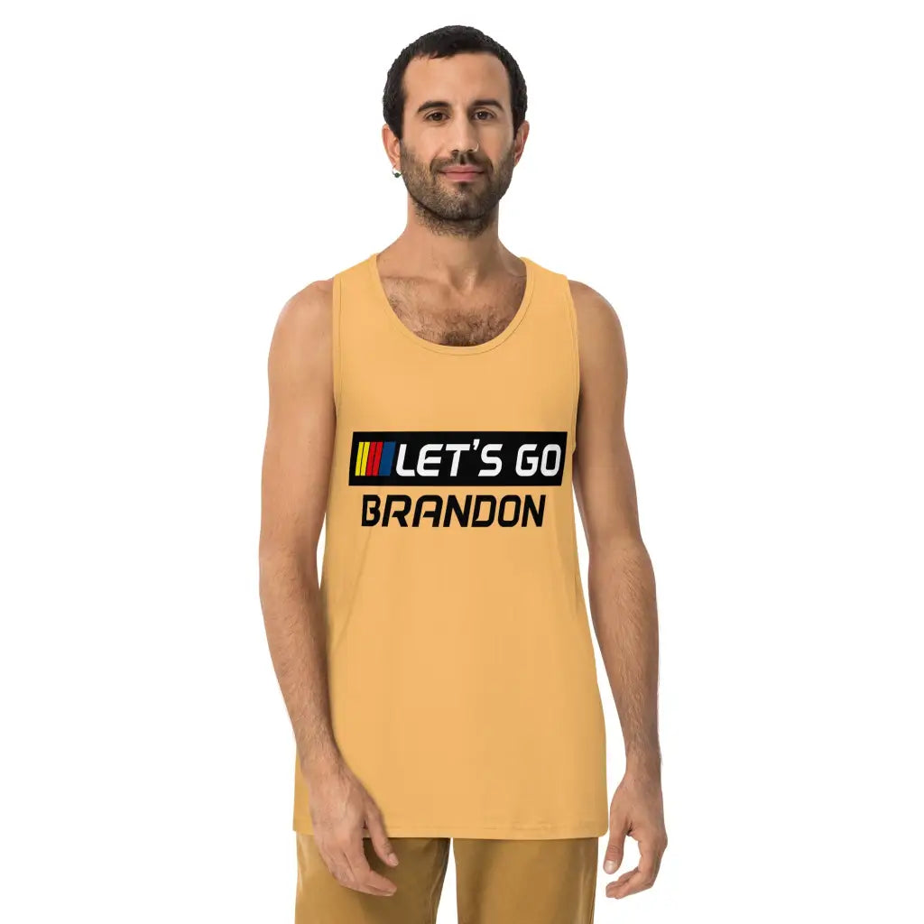 Let’s Go Brandon Men’s Premium Tank Top - Republican