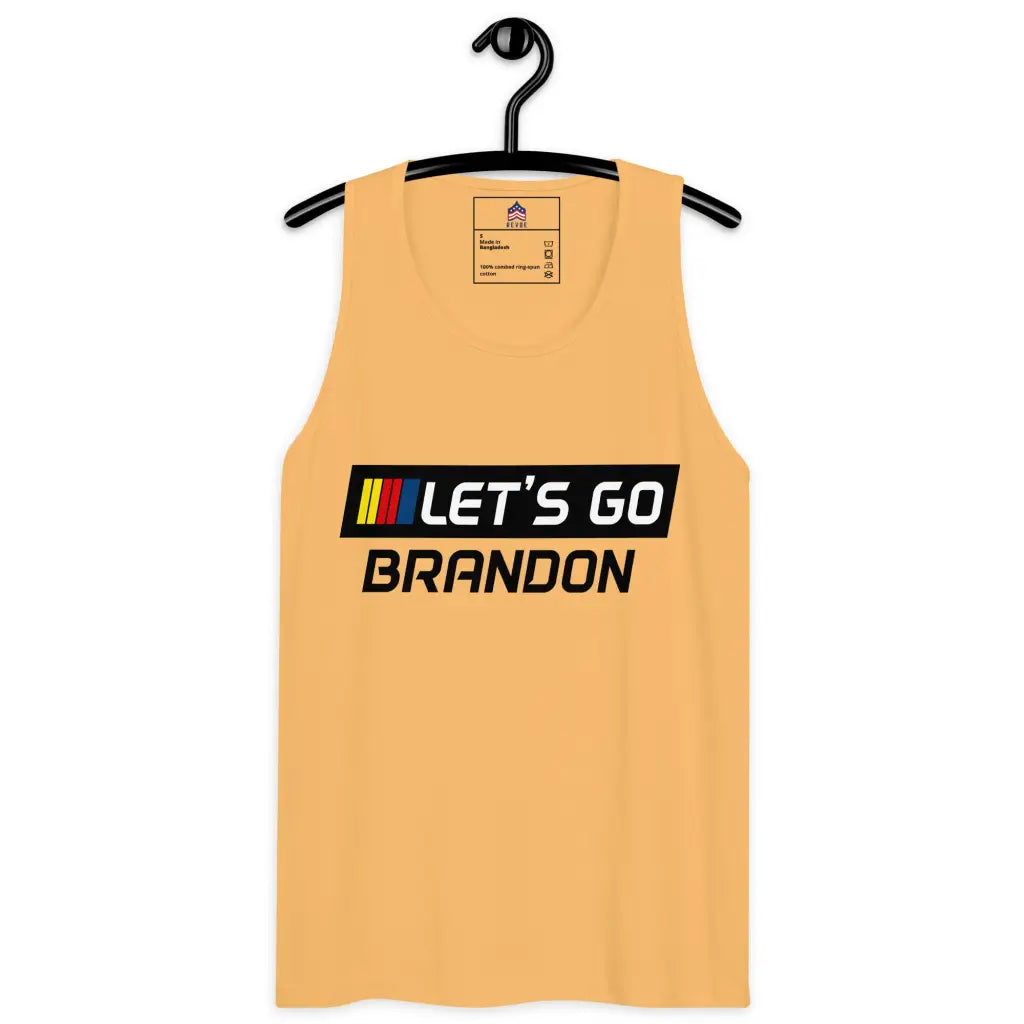 Let’s Go Brandon Men’s Premium Tank Top - Squash / s -