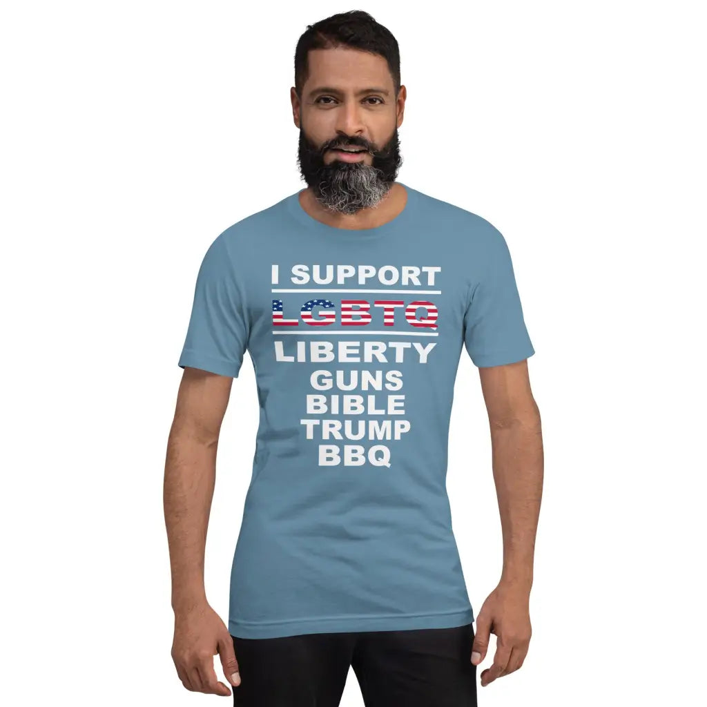 Lgbtq Liberty Unisex T-shirt - Republican