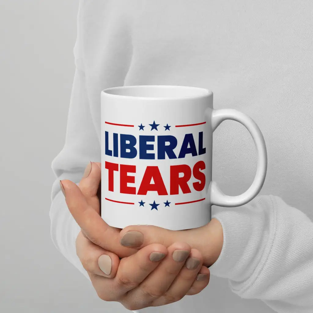 Liberal Tears White Glossy Mug - 11oz - Republican