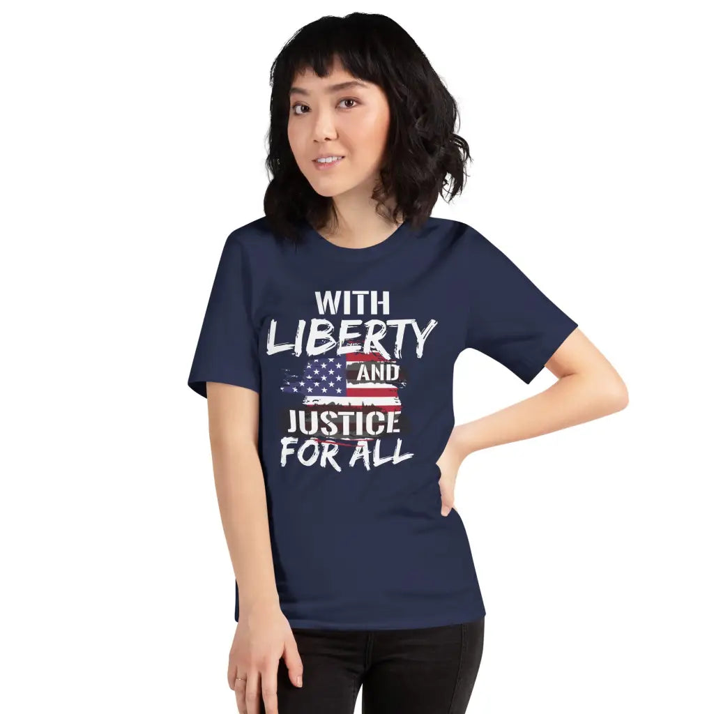 Liberty And Justice Unisex T-shirt - Republican