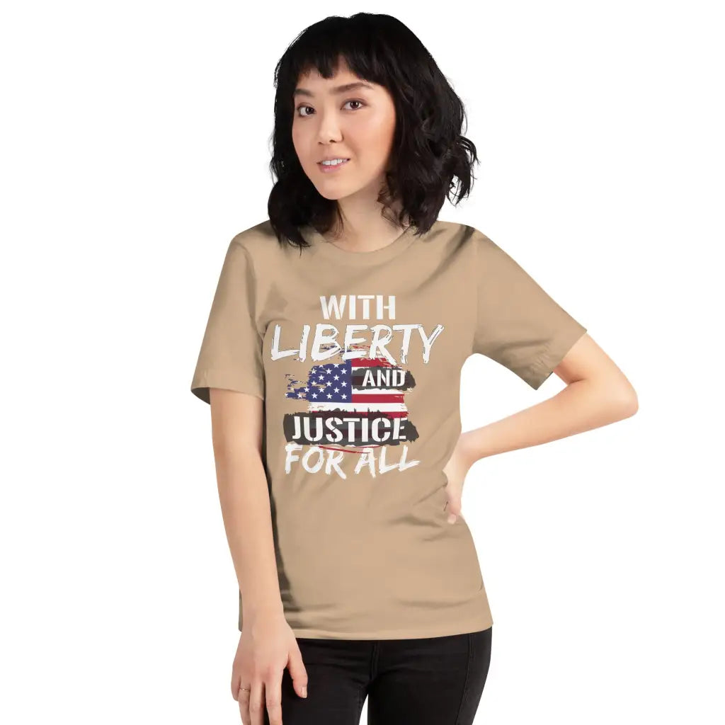 Liberty And Justice Unisex T-shirt - Republican