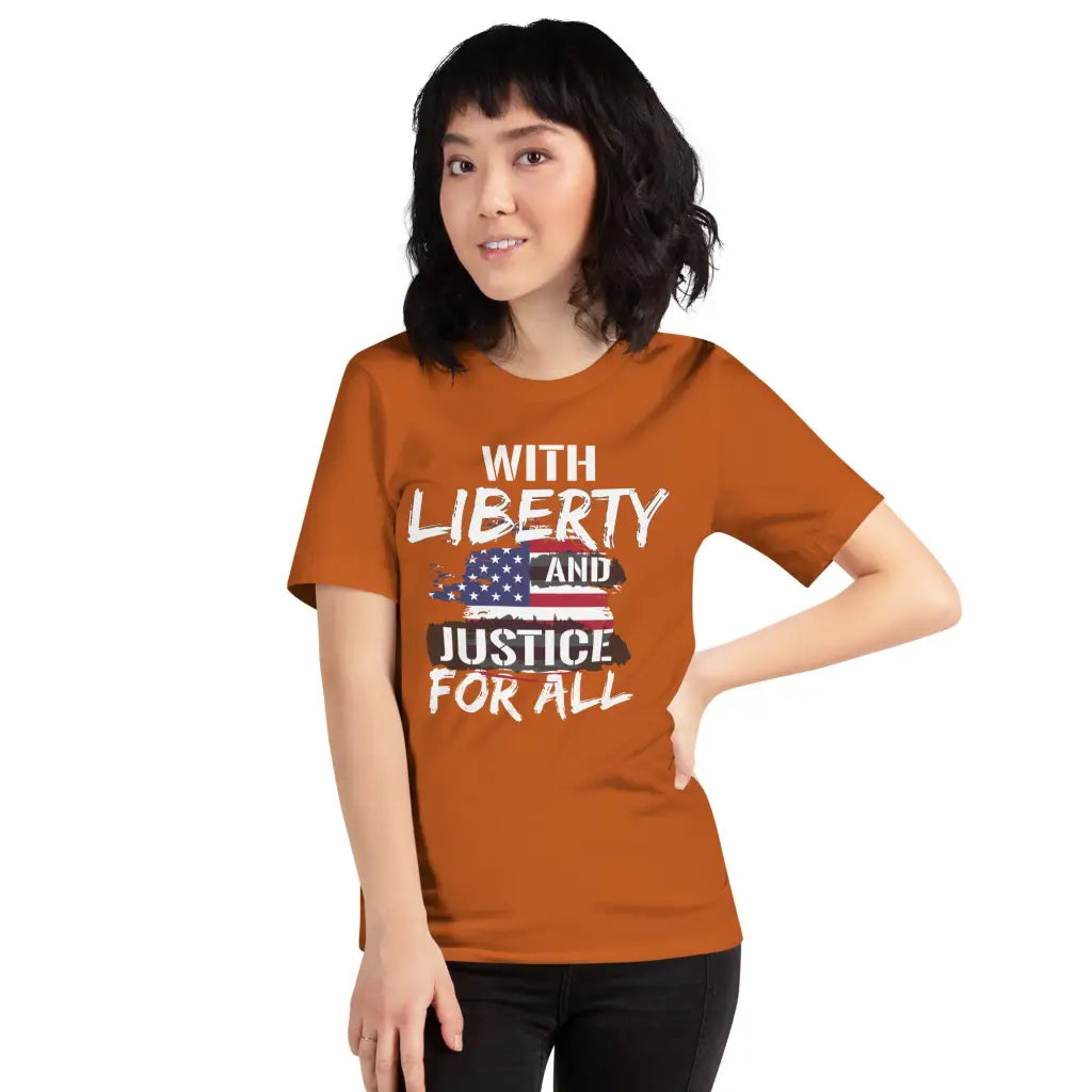 Liberty And Justice Unisex T-shirt - Republican