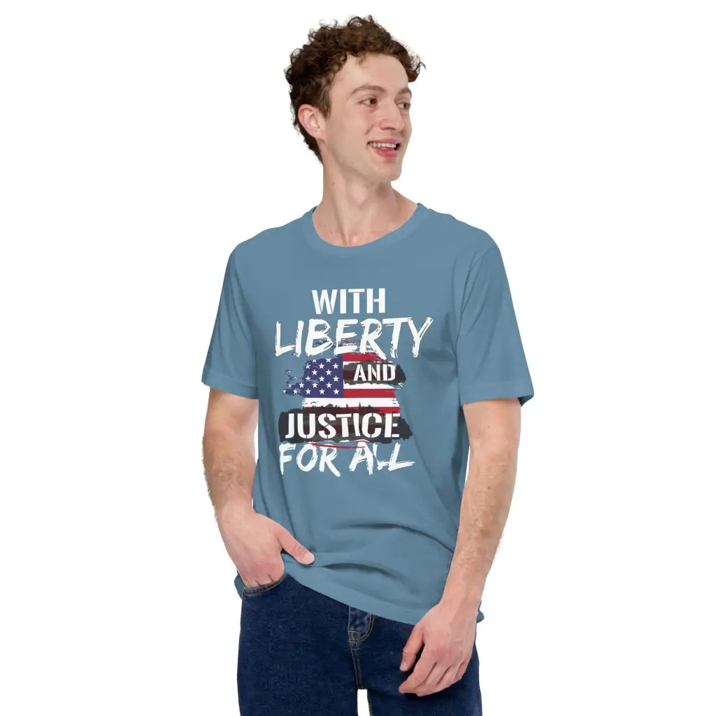 Liberty And Justice Unisex T-shirt - Republican