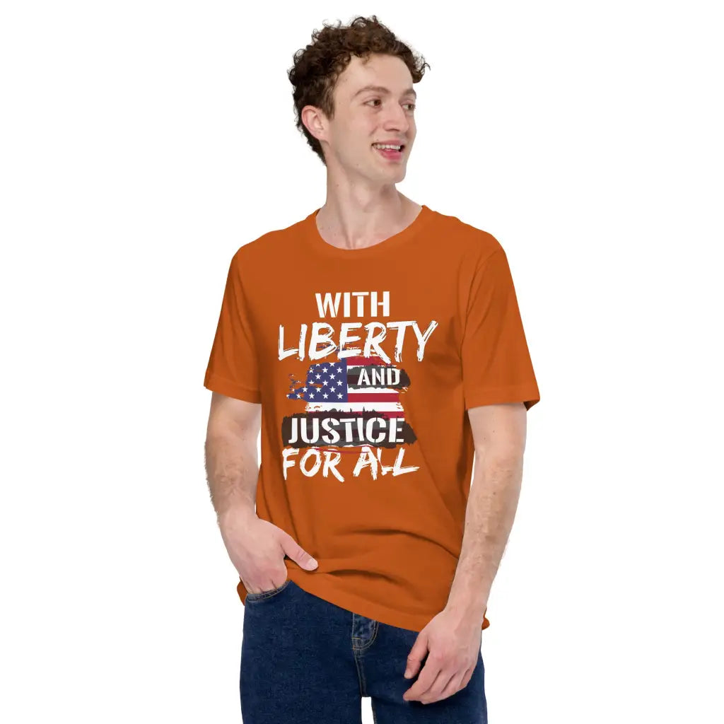 Liberty And Justice Unisex T-shirt - Republican