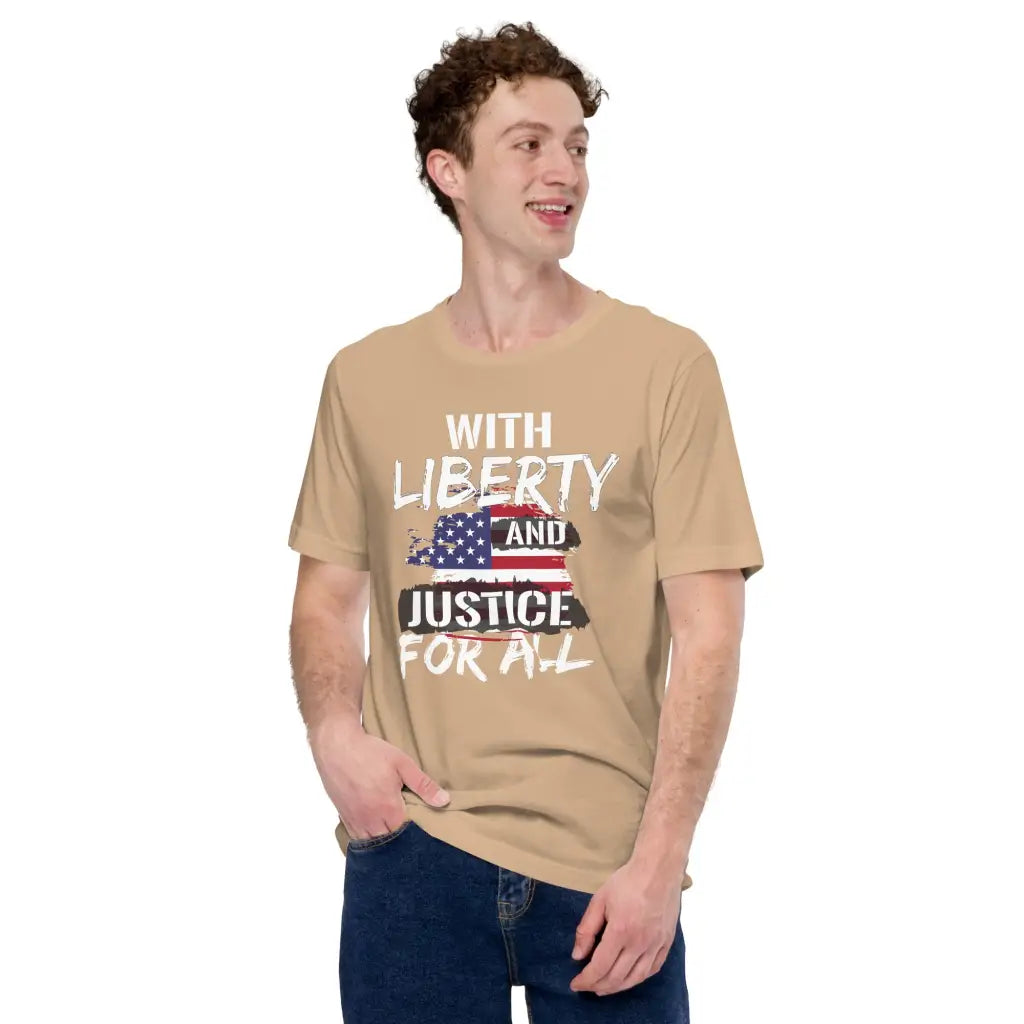 Liberty And Justice Unisex T-shirt - Republican