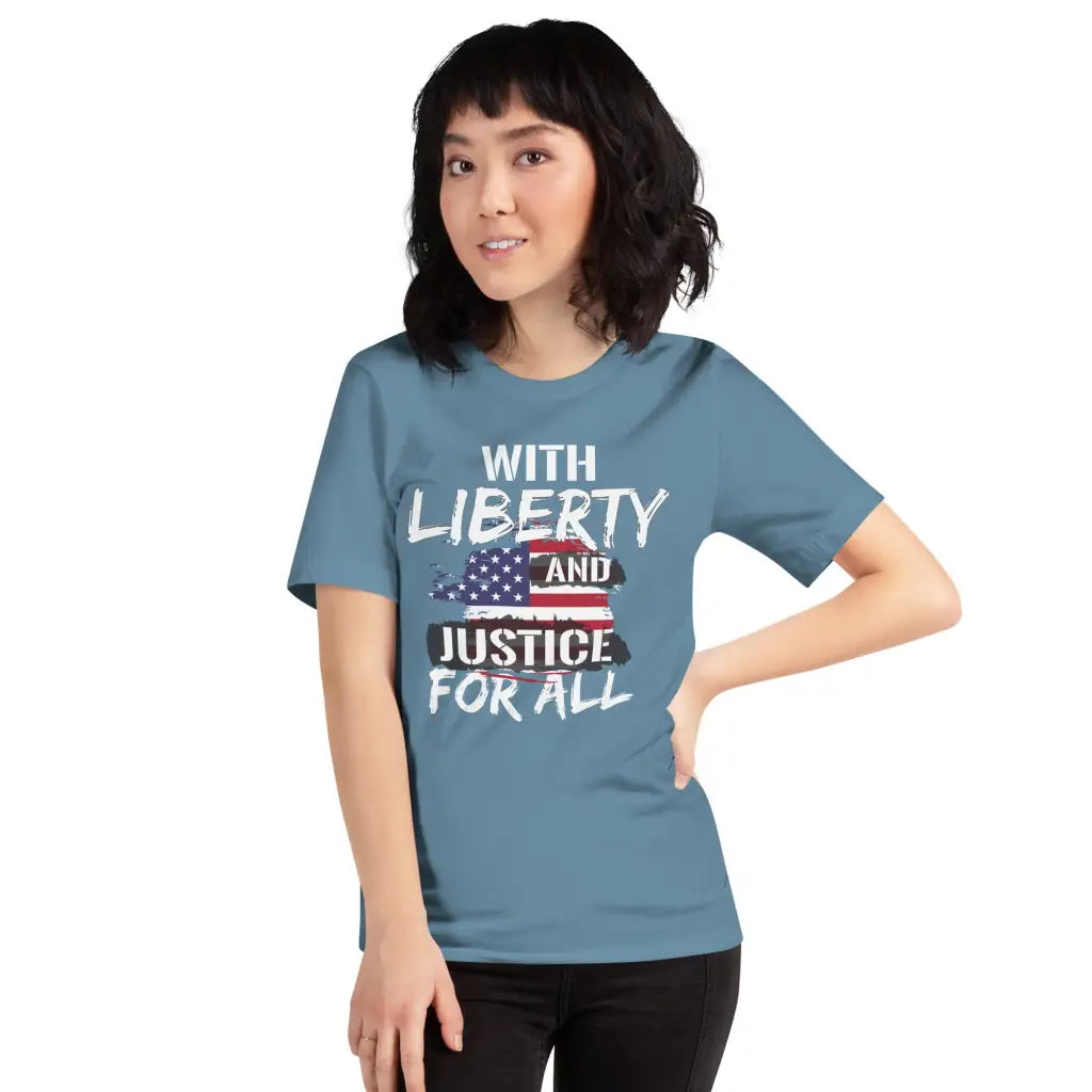 Liberty And Justice Unisex T-shirt - Republican