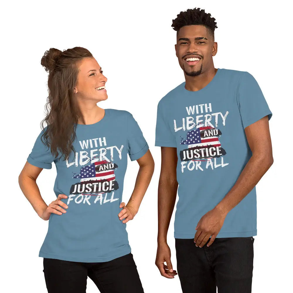 Liberty And Justice Unisex T-shirt - Republican