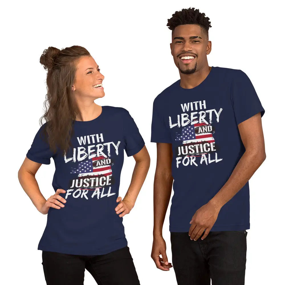 Liberty And Justice Unisex T-shirt - Republican