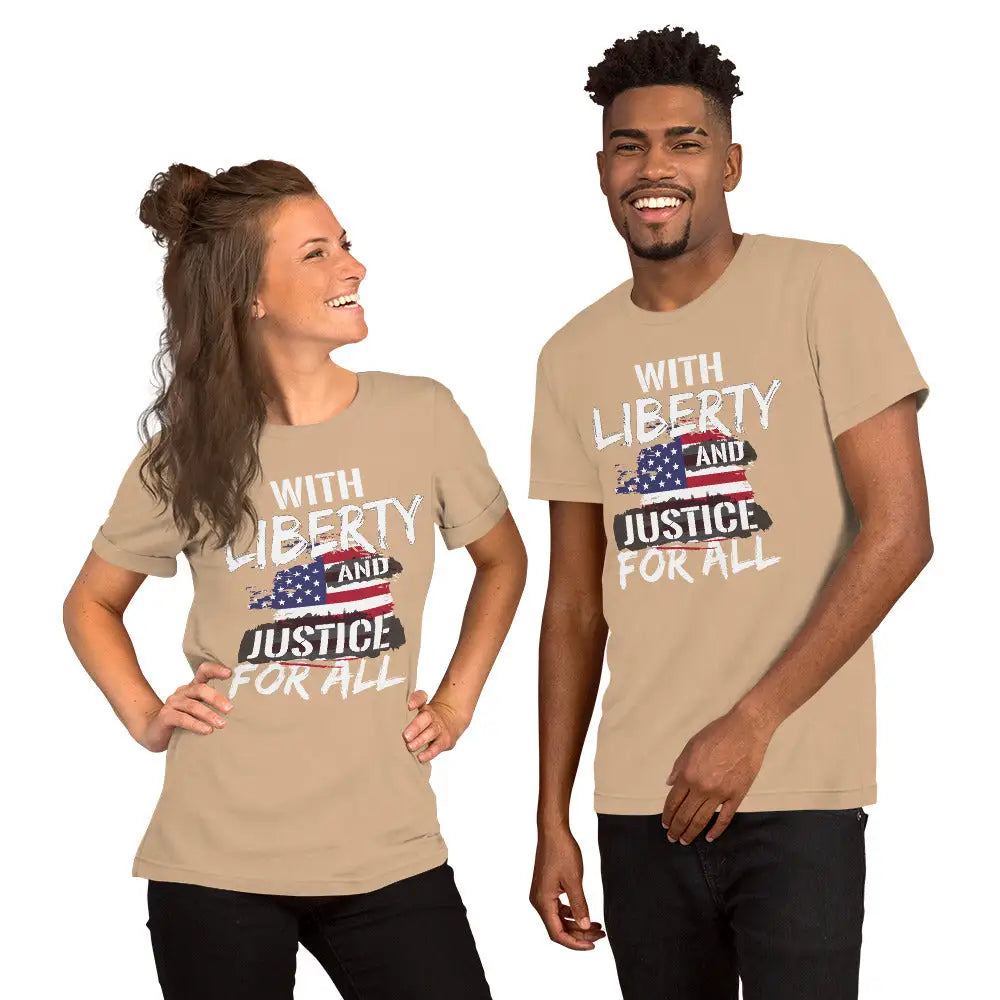 Liberty And Justice Unisex T-shirt - Republican