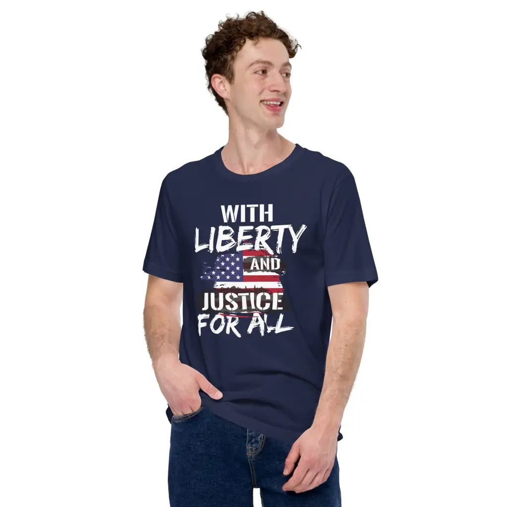 Liberty And Justice Unisex T-shirt - Republican