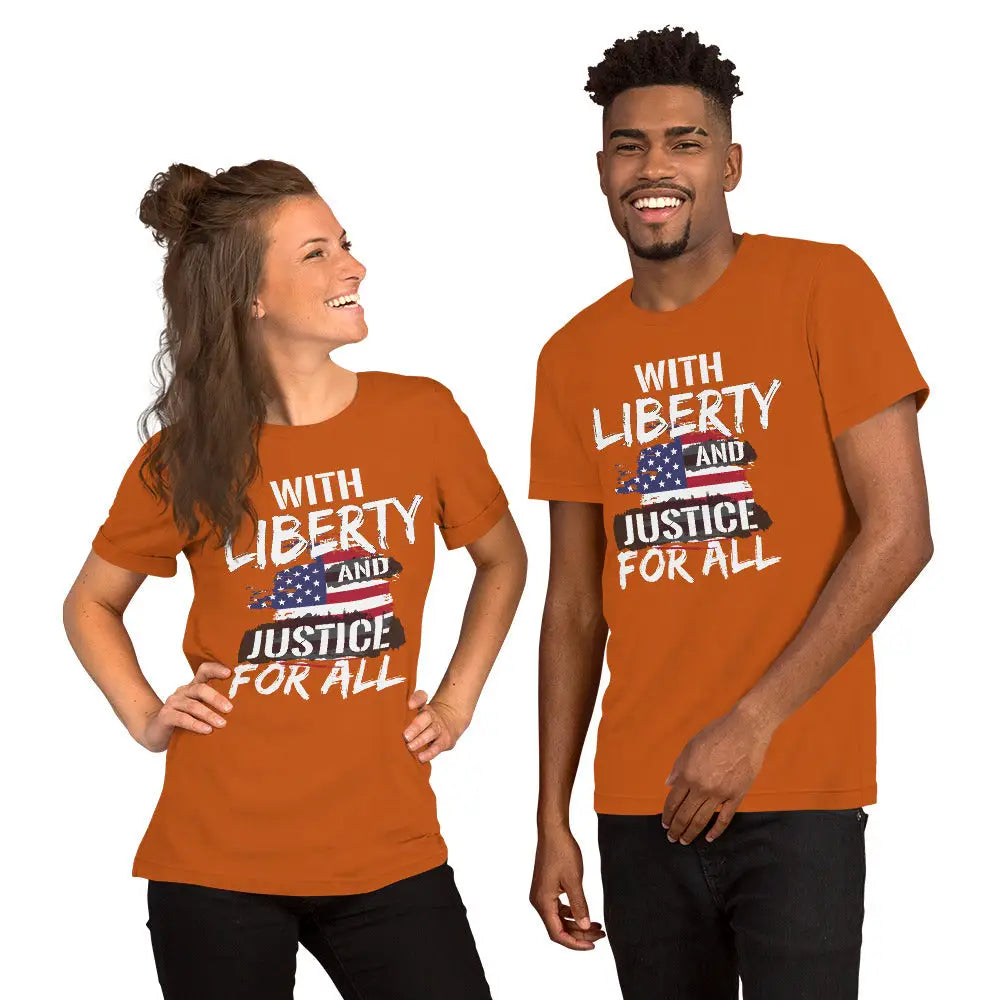 Liberty And Justice Unisex T-shirt - Republican