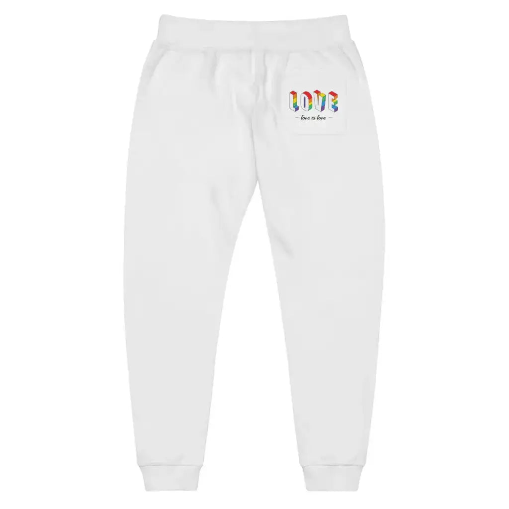 Love Is Love Unisex Fleece Sweatpants - Democratic