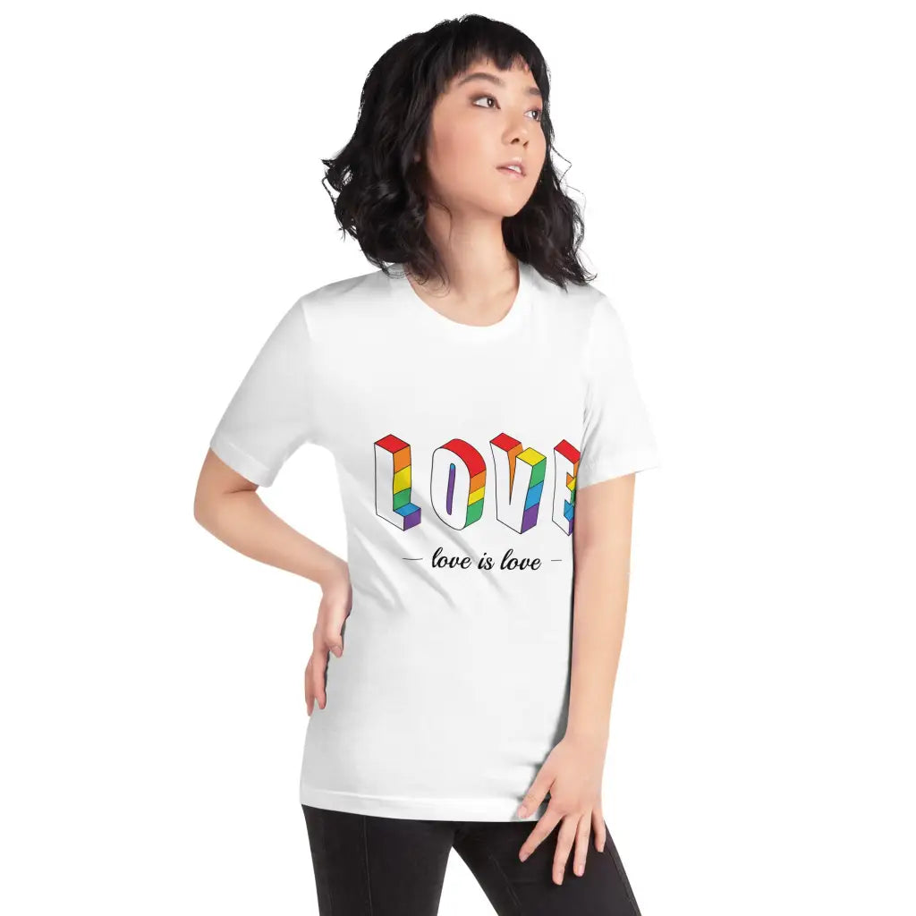 Love Is Love Unisex T-shirt - Democratic