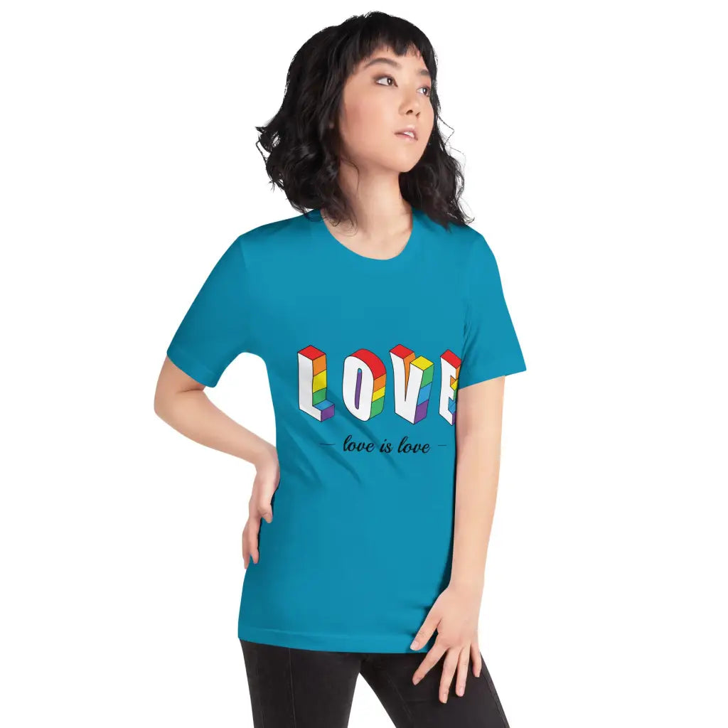 Love Is Love Unisex T-shirt - Democratic