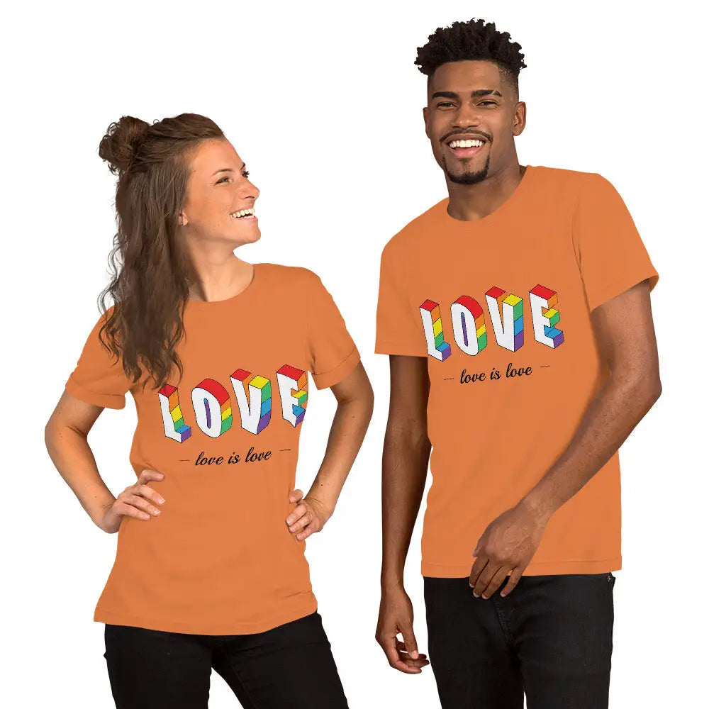 Love Is Love Unisex T-shirt - Democratic