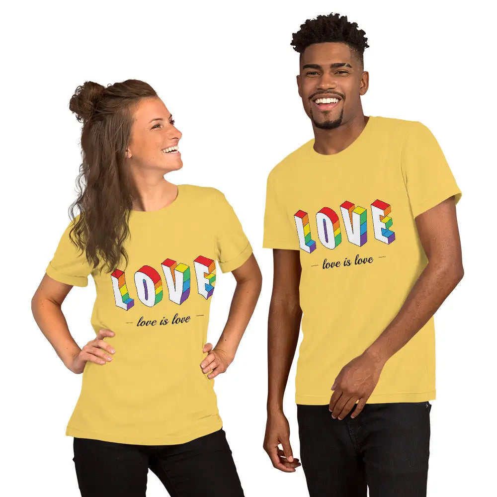 Love Is Love Unisex T-shirt - Democratic