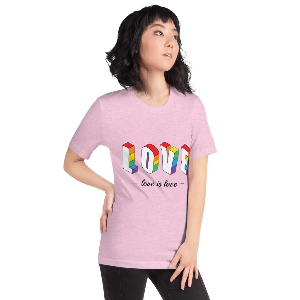 Love Is Love Unisex T-shirt - Democratic