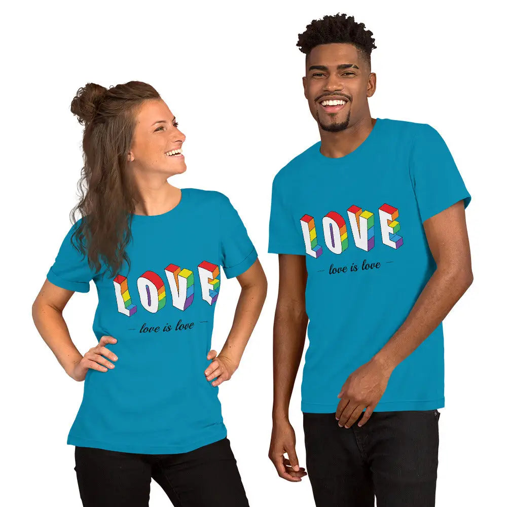 Love Is Love Unisex T-shirt - Democratic