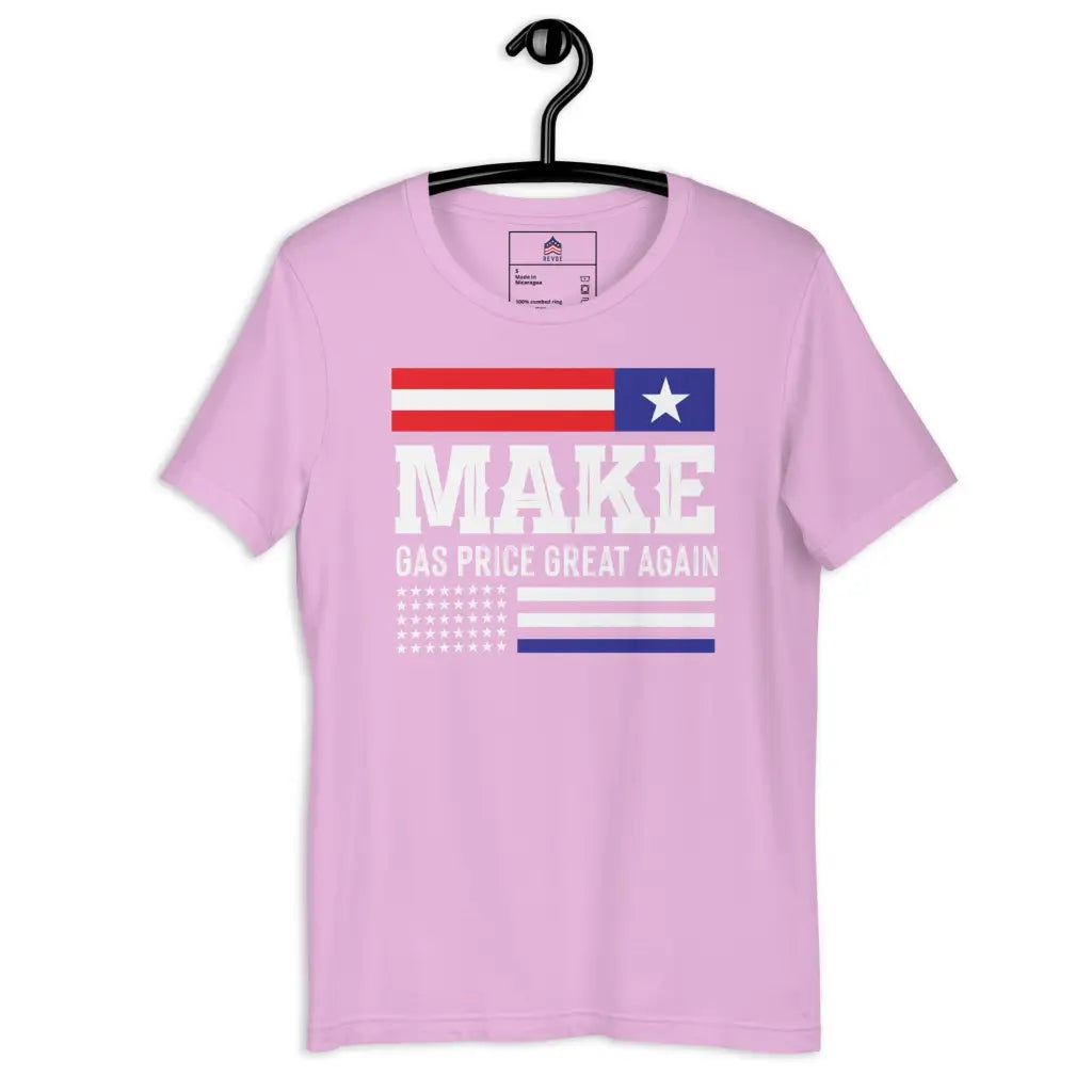 Make Gas Prices Great Again Unisex T-shirt - Lilac / s -