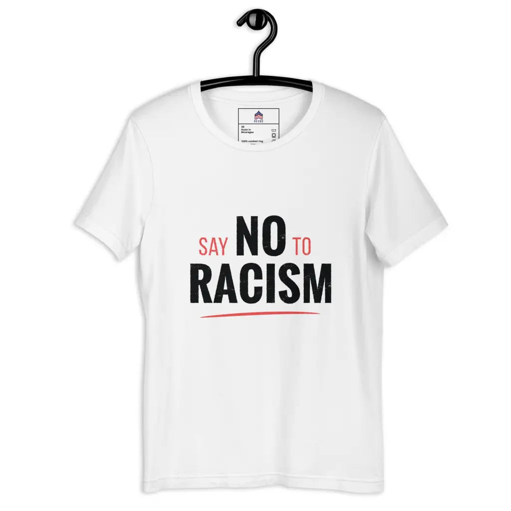 No-racism Unisex T-shirt - White / Xs - Democratic