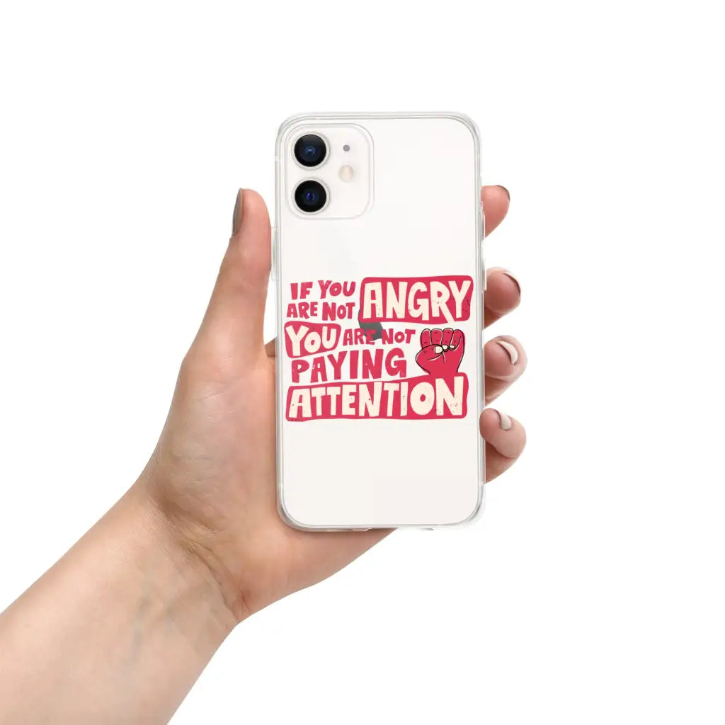 Not Paying Attention Iphone Case - Iphone 12 - Democratic