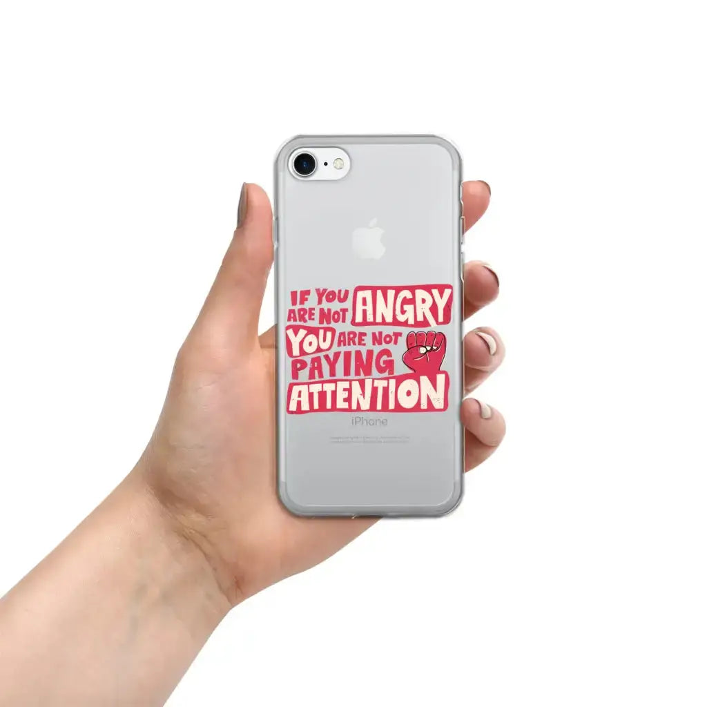 Not Paying Attention Iphone Case - Democratic