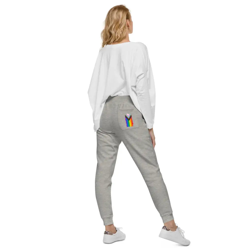 Progress Pride Flag Unisex Fleece Sweatpants - Democratic