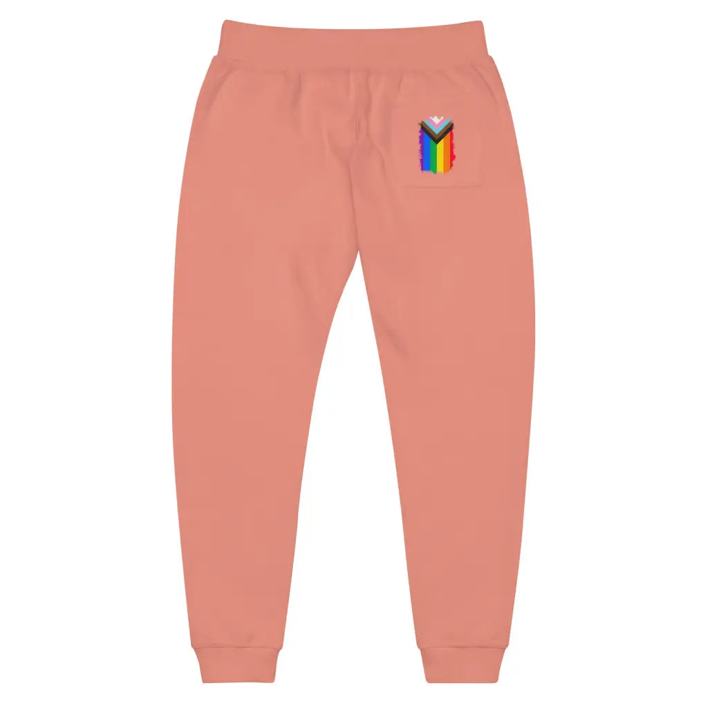 Progress Pride Flag Unisex Fleece Sweatpants - Democratic