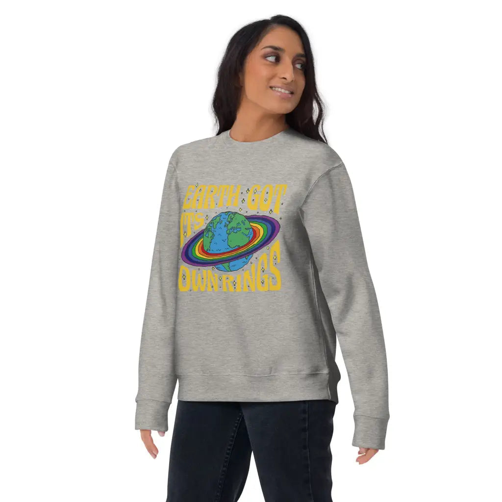 Rings Planet Unisex Premium Sweatshirt - Democratic