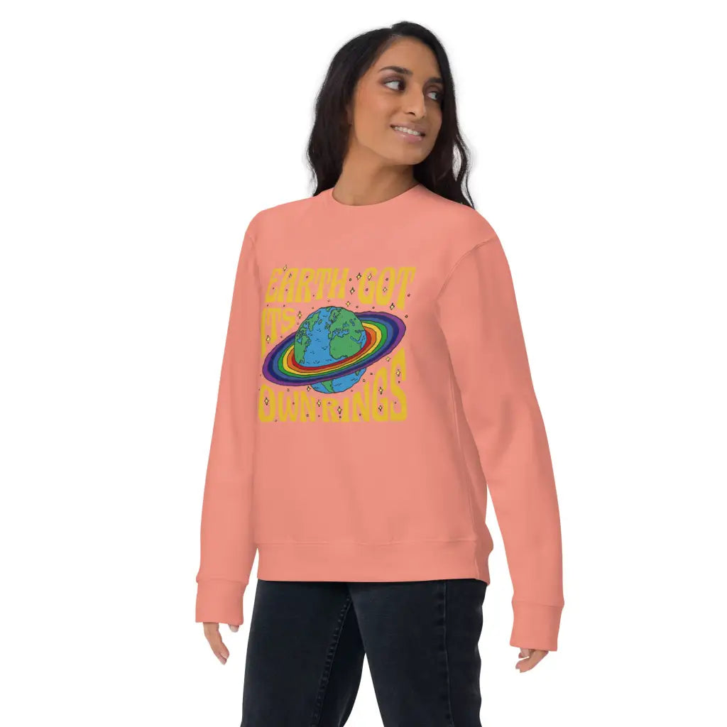 Rings Planet Unisex Premium Sweatshirt - Democratic