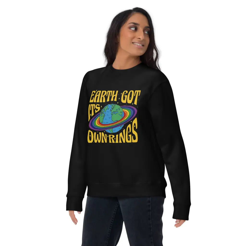 Rings Planet Unisex Premium Sweatshirt - Democratic