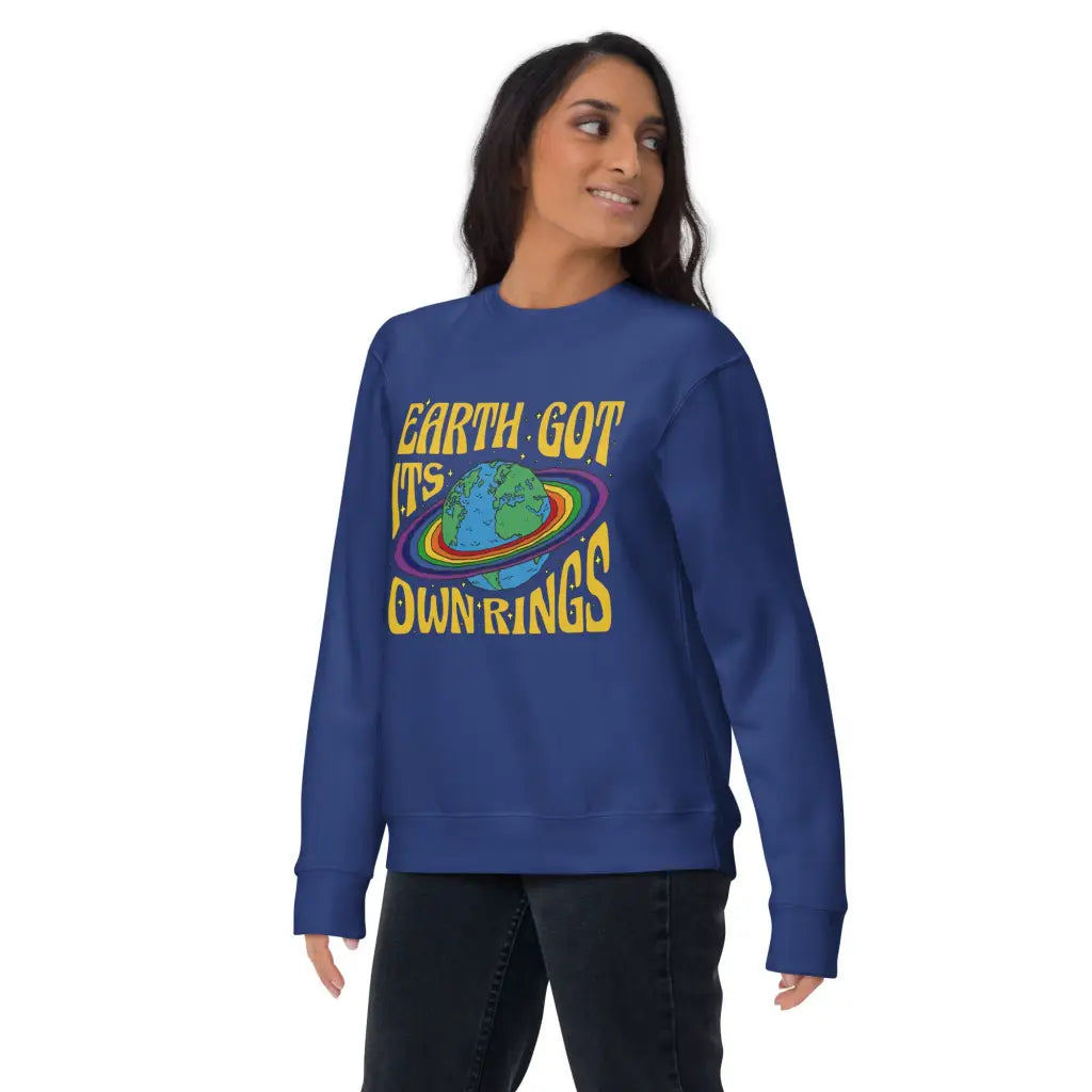 Rings Planet Unisex Premium Sweatshirt - Democratic