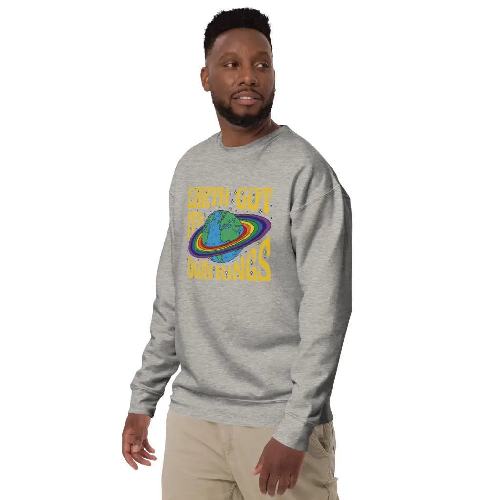 Rings Planet Unisex Premium Sweatshirt - Democratic