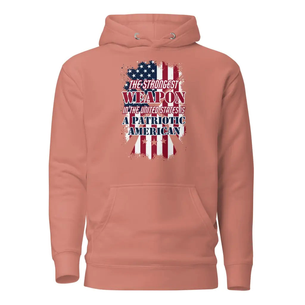 The Strongest Weapon Unisex Hoodie - Dusty Rose / s -