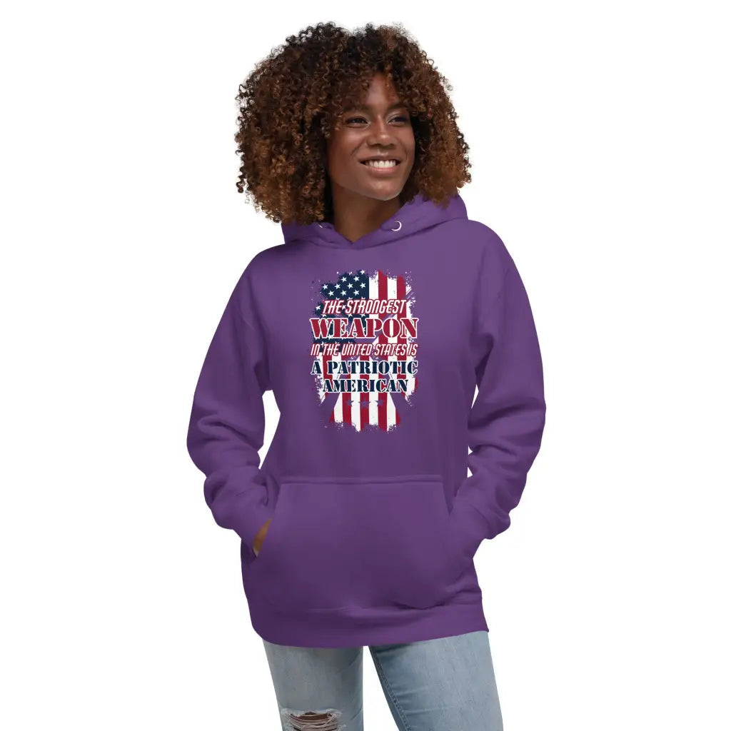 The Strongest Weapon Unisex Hoodie - Republican