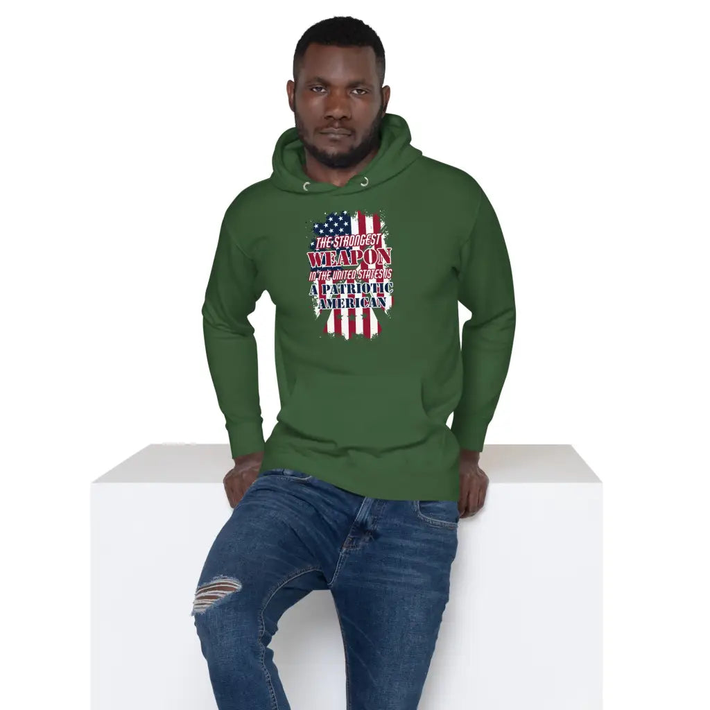 The Strongest Weapon Unisex Hoodie - Republican