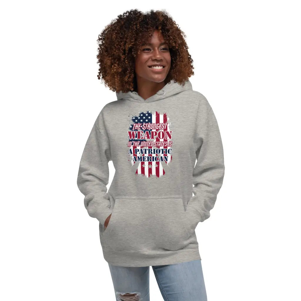 The Strongest Weapon Unisex Hoodie - Republican