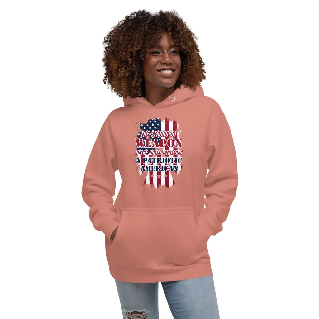 The Strongest Weapon Unisex Hoodie - Republican