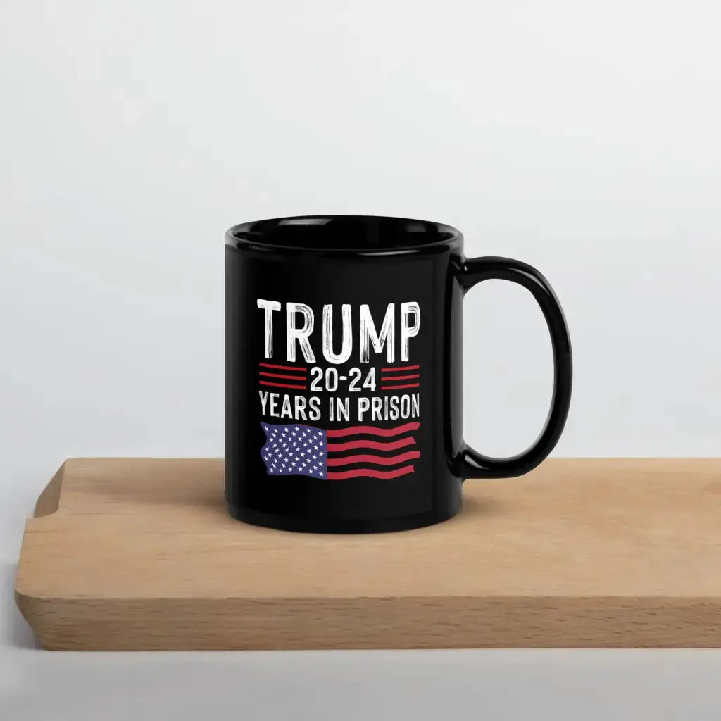 Trump Black Glossy Mug - Republican