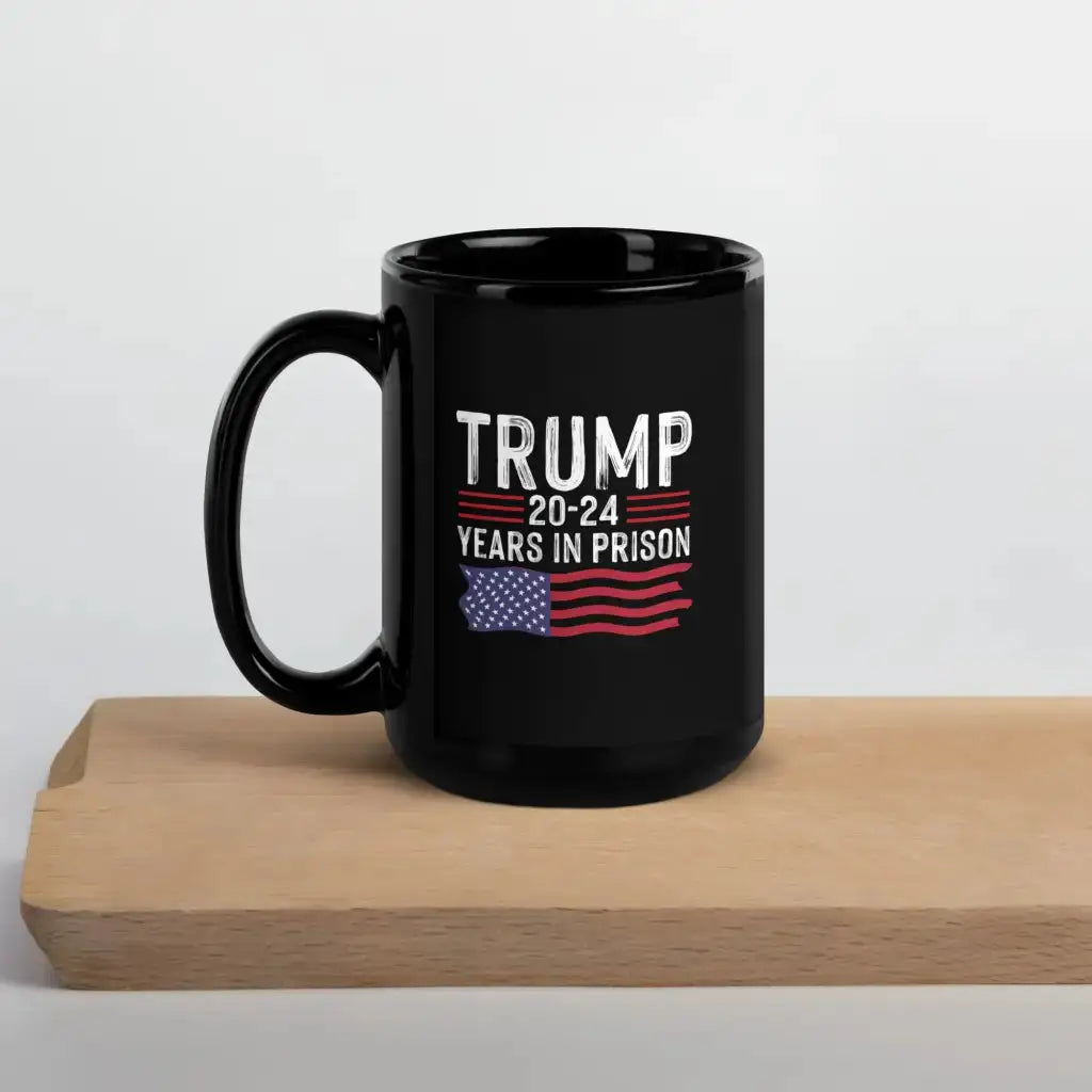 Trump Black Glossy Mug - Republican