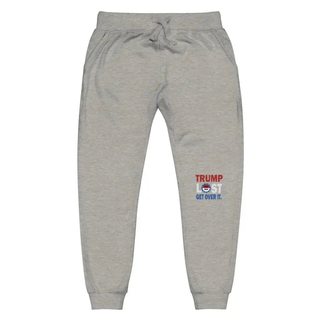 Trump Lost Unisex Fleece Sweatpants - Carbon Grey / Xs -