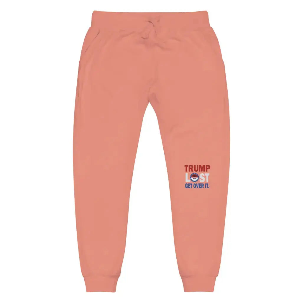 Trump Lost Unisex Fleece Sweatpants - Dusty Rose / Xs -