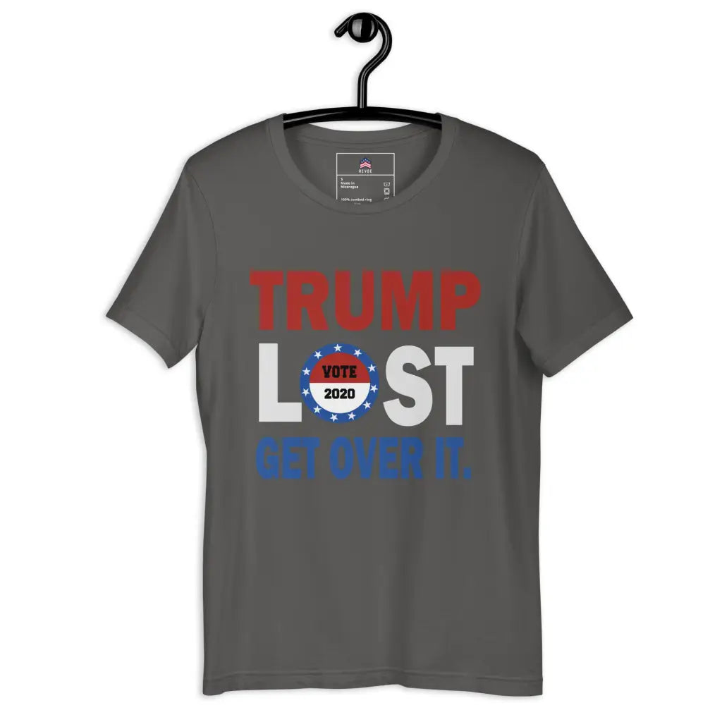 Trump Lost Unisex T-shirt - Asphalt / s - Democratic