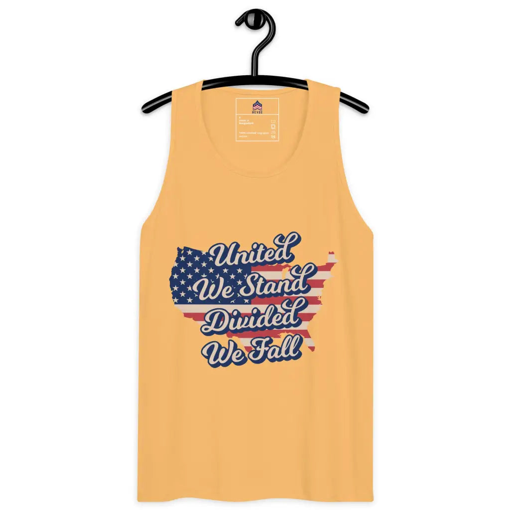 United We Stand Divided We Fall Men’s Premium Tank Top -