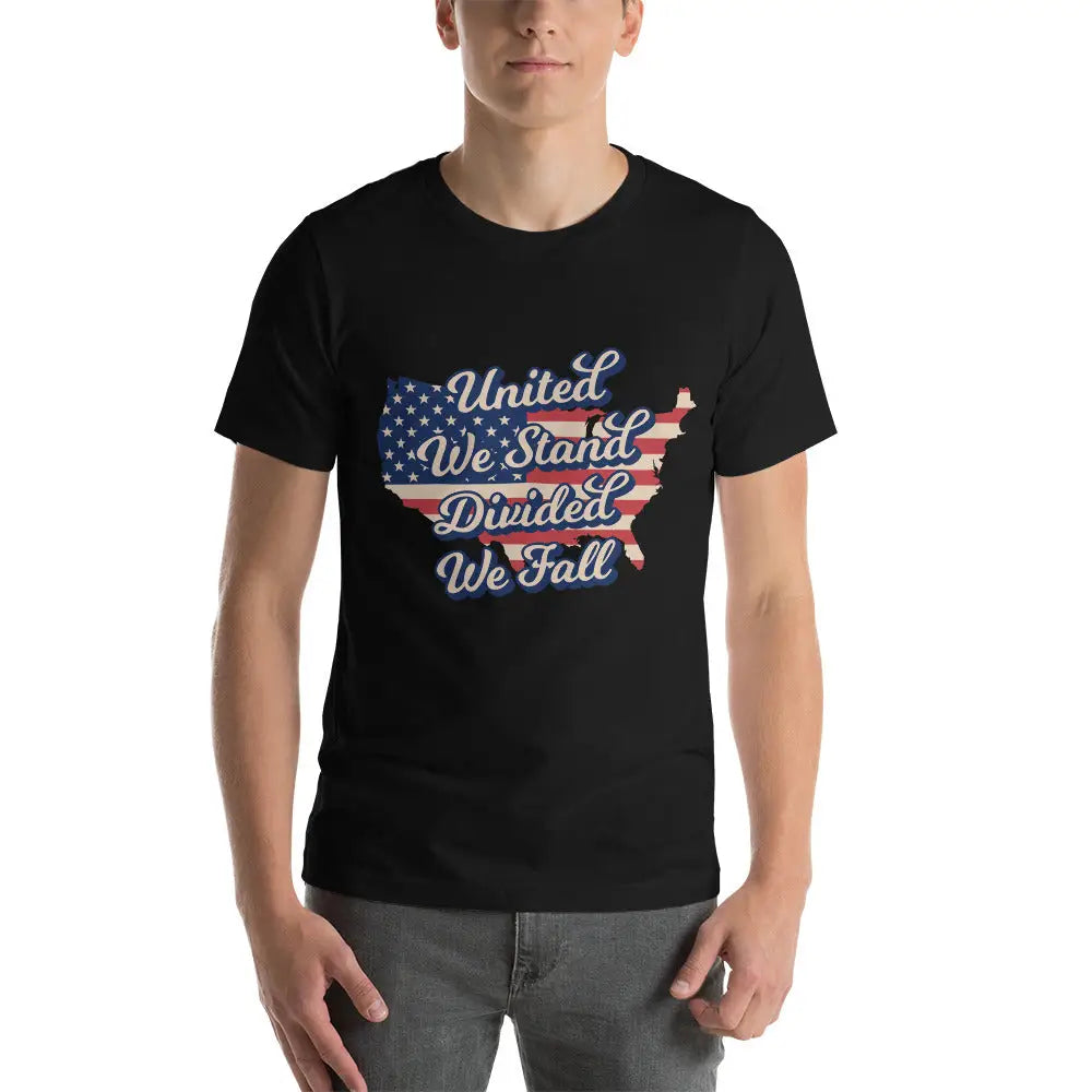 United We Stand Divided We Fall Unisex T-shirt - Republican