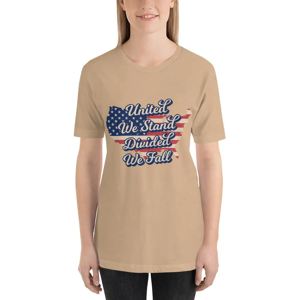 United We Stand Divided We Fall Unisex T-shirt - Republican