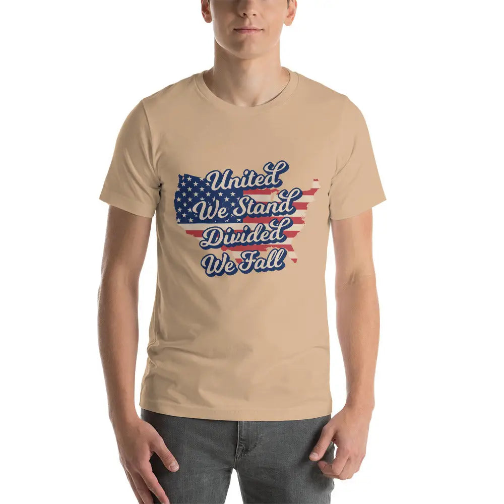 United We Stand Divided We Fall Unisex T-shirt - Republican