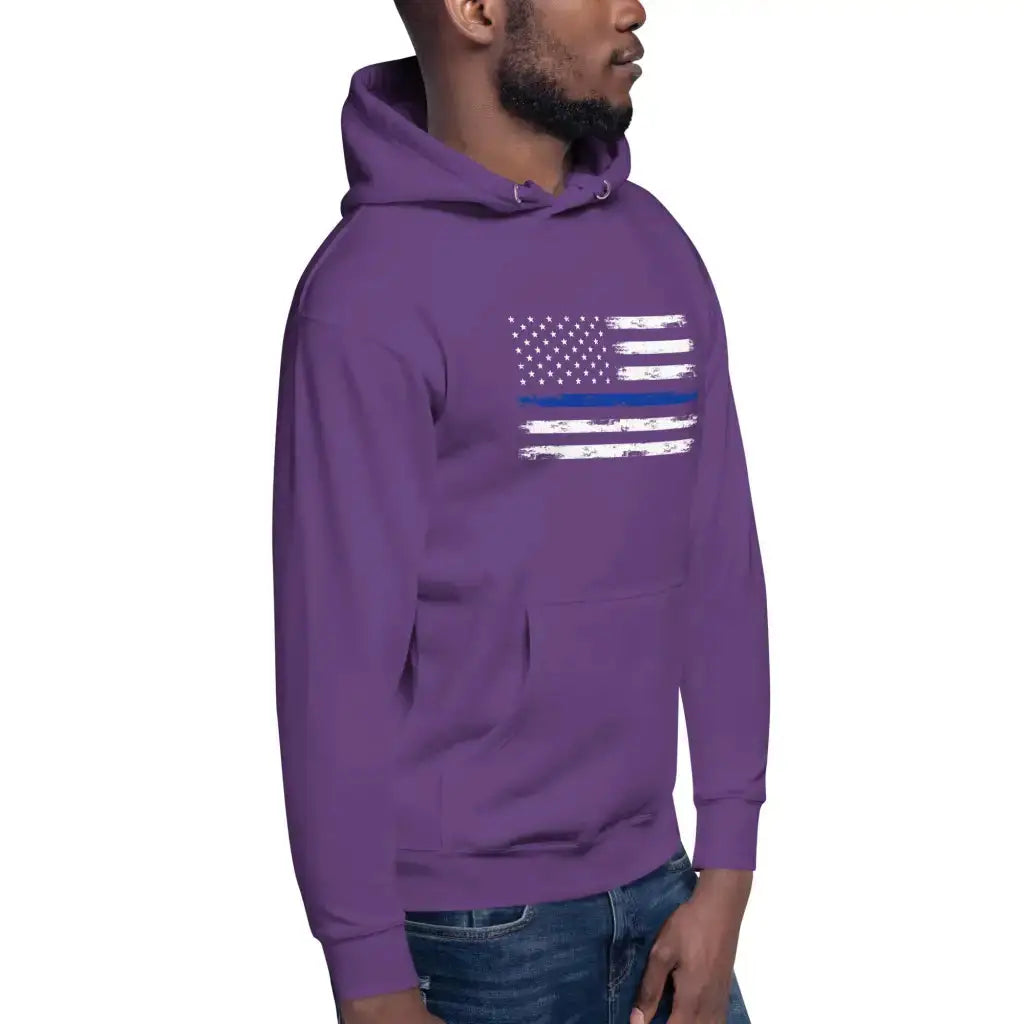 Us Police Flag Unisex Hoodie - Republican